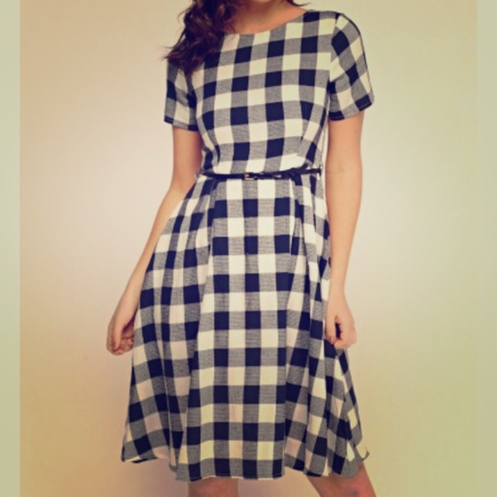 Checkered dress
